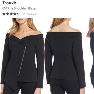 Trouvè off the shoulder blazer